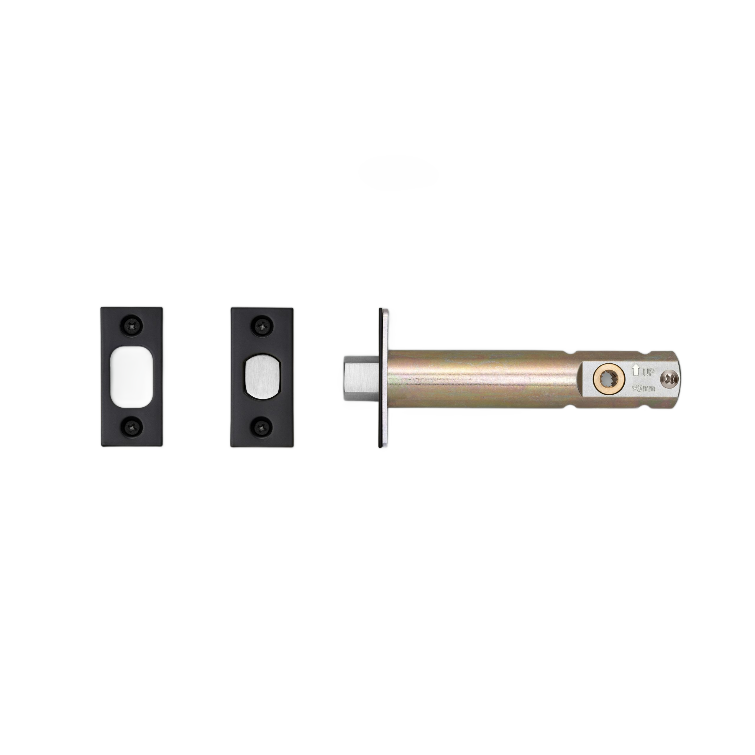 PRIVACY BOLT / THUMBTURN LOCK / BLACK - 3-3/4" - Image 4
