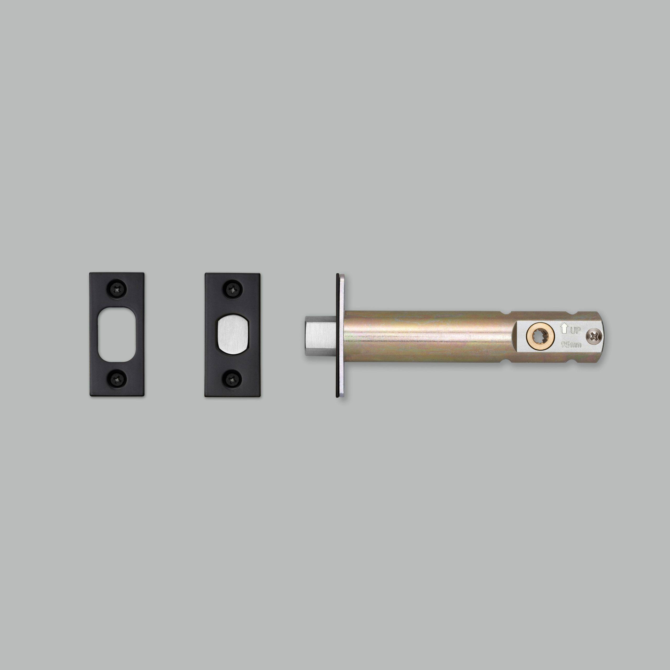 PRIVACY BOLT / THUMBTURN LOCK / BLACK - 3-3/4"