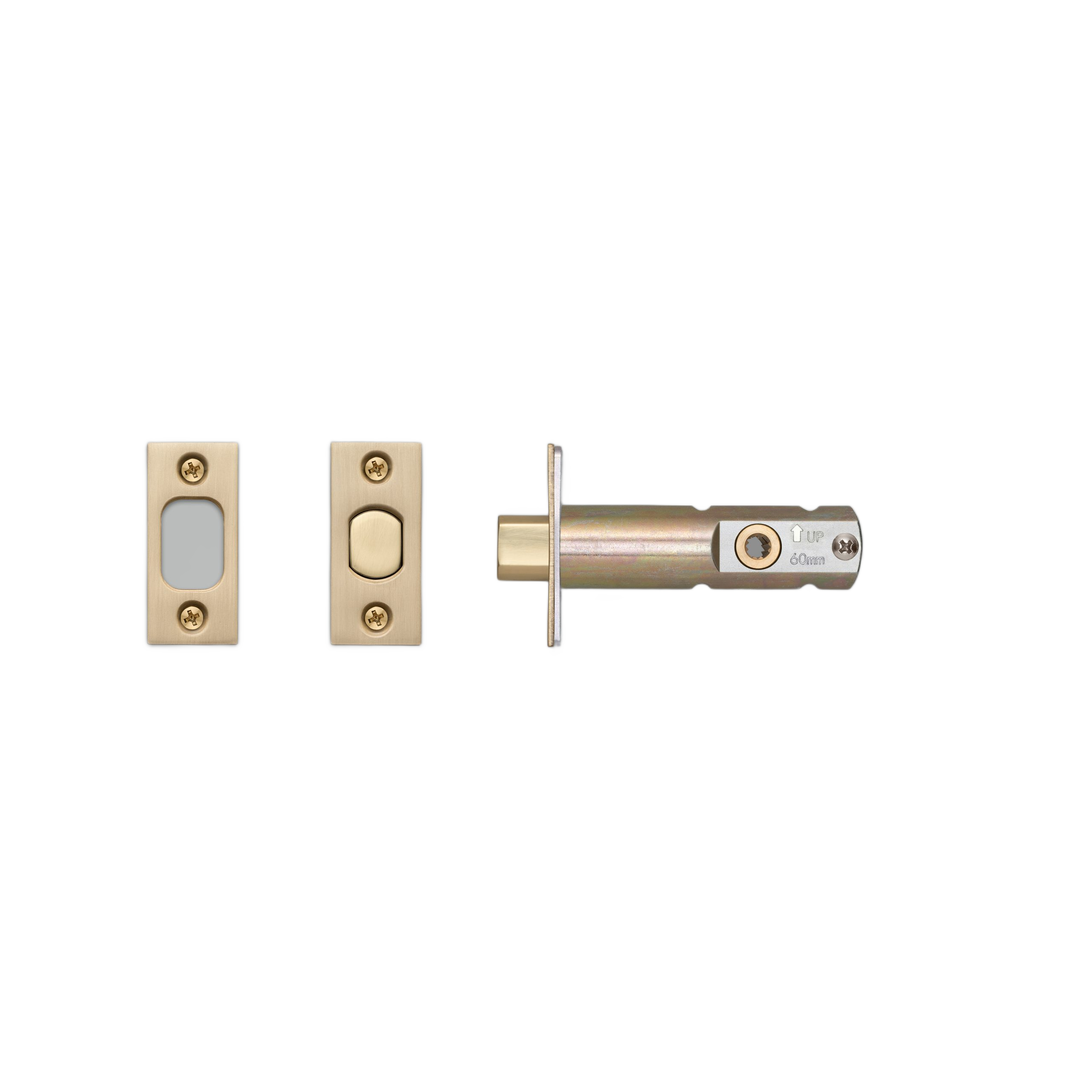 PRIVACY BOLT / THUMBTURN LOCK / BRASS - 2-3/8" - Image 4