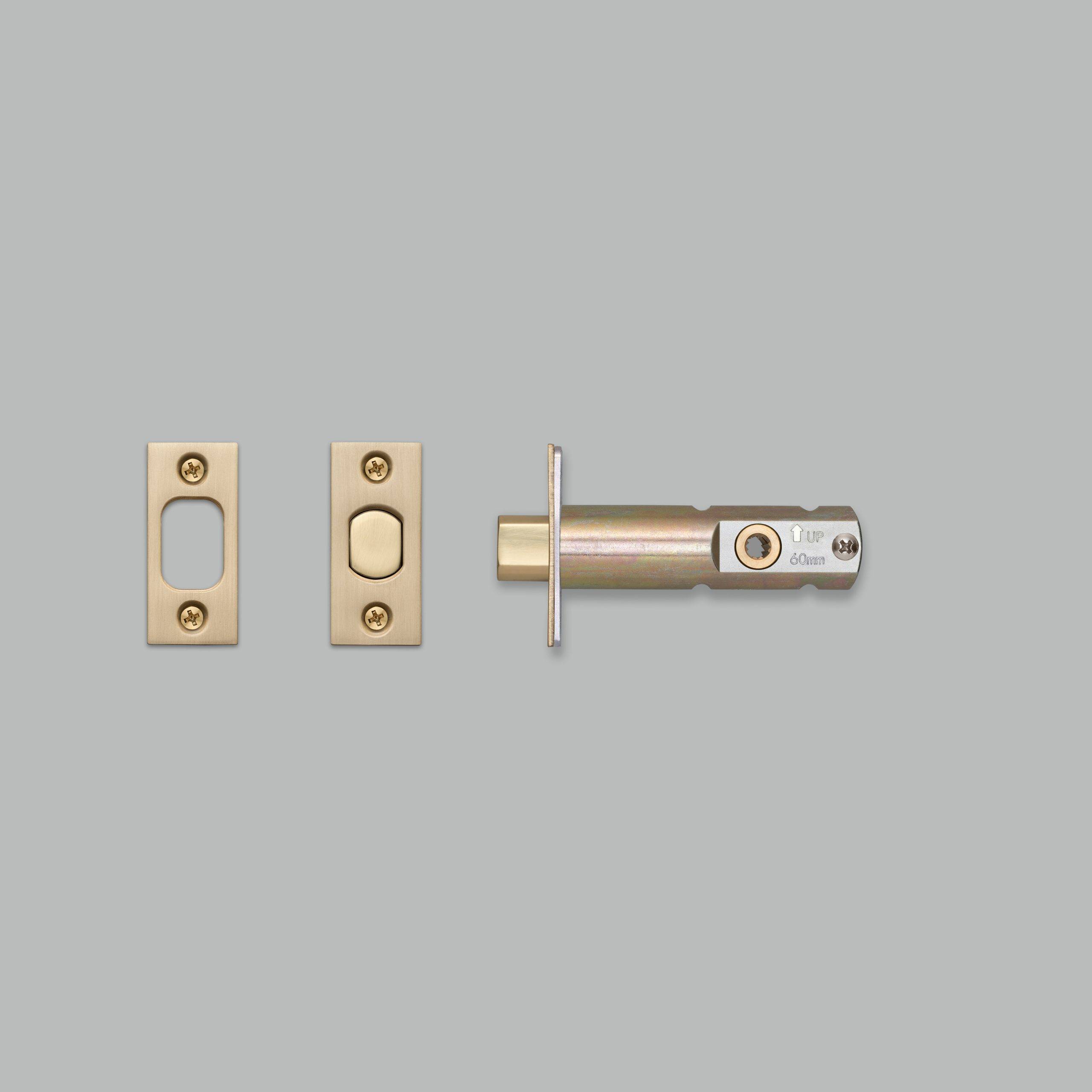PRIVACY BOLT / THUMBTURN LOCK / BRASS - 2-3/8"