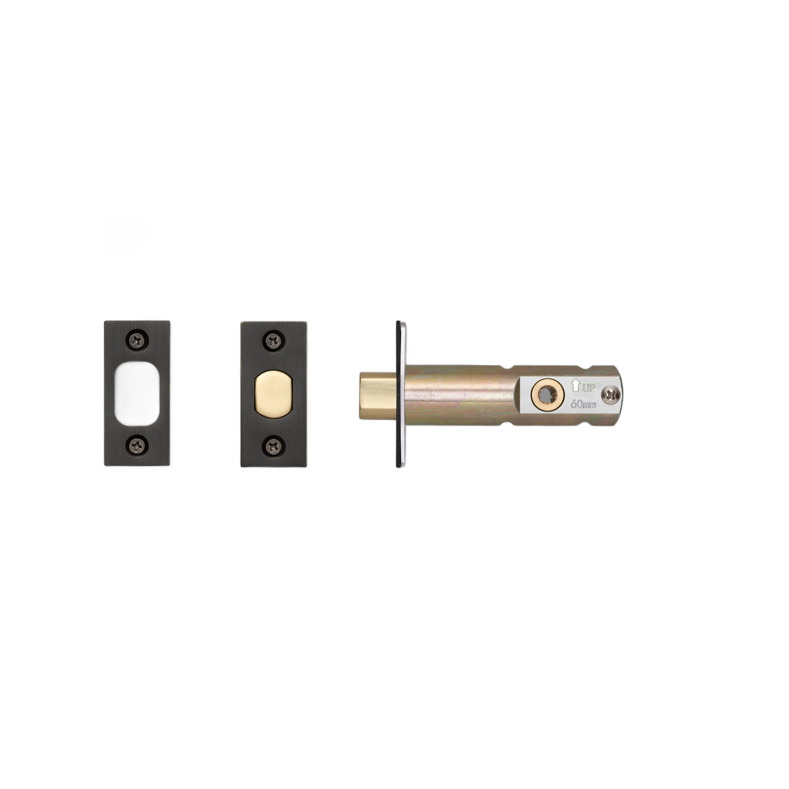 PRIVACY BOLT / THUMBTURN LOCK / GUN METAL - 2-3/8" - Image 4