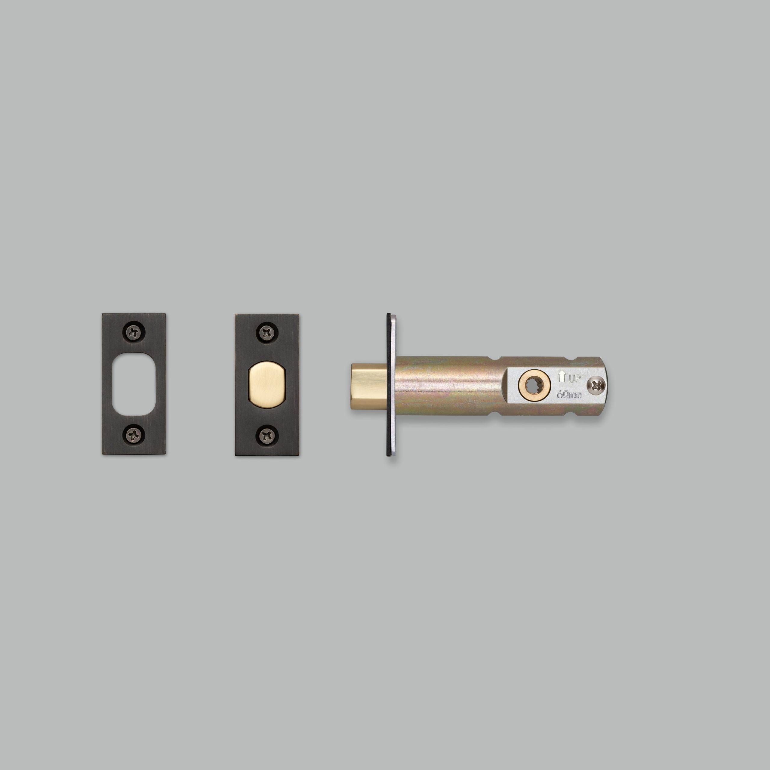 PRIVACY BOLT / THUMBTURN LOCK / GUN METAL - 2-3/8"