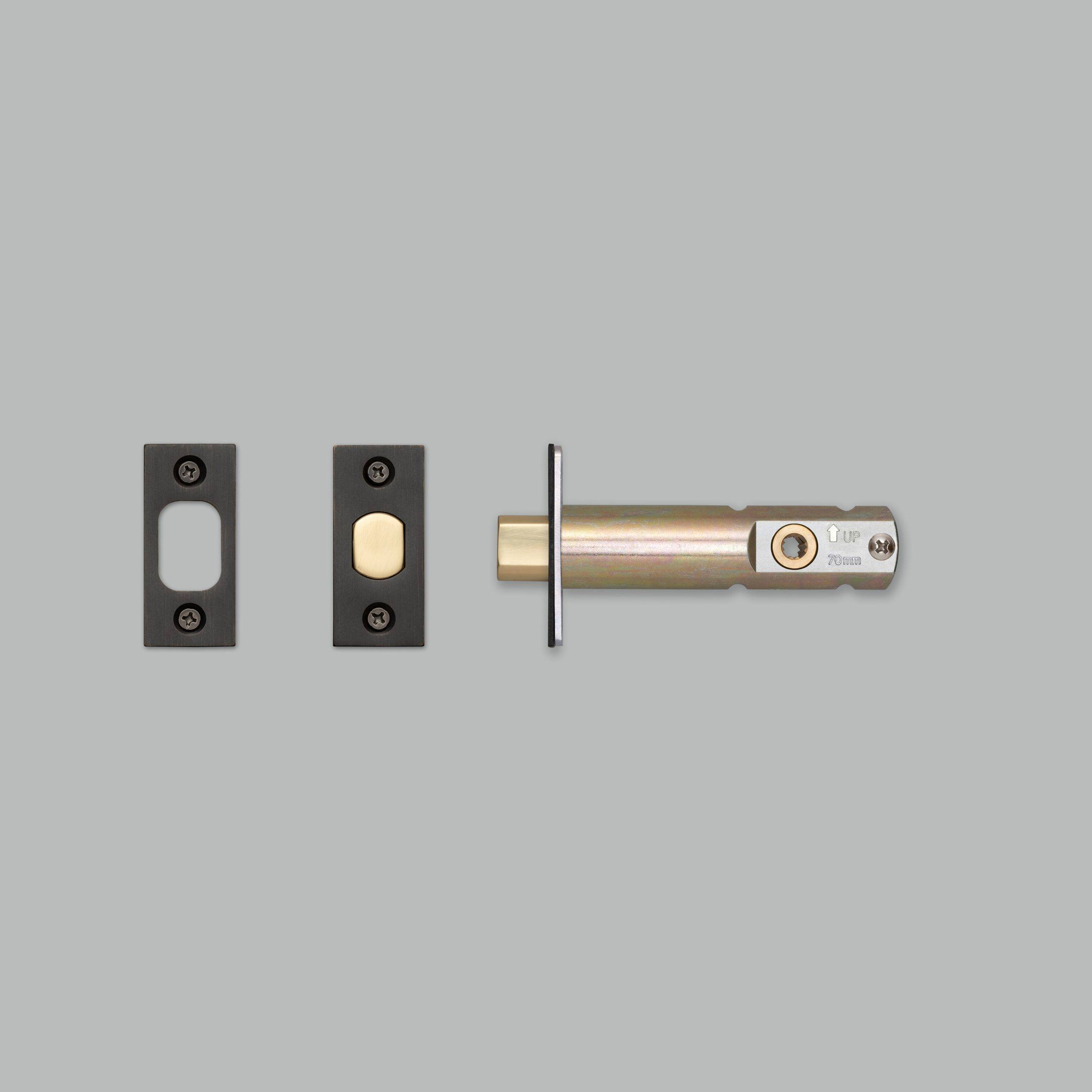 PRIVACY BOLT / THUMBTURN LOCK / GUN METAL - 2-3/4"