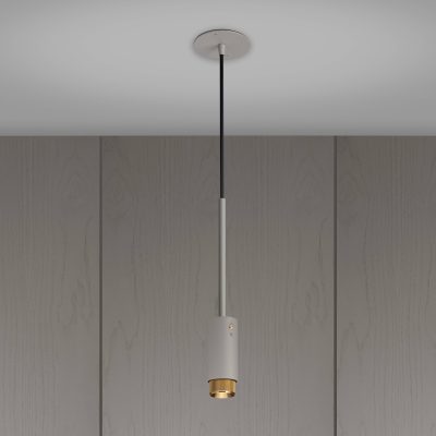 EXHAUST PENDANT / LINEAR / STONE / BRASS