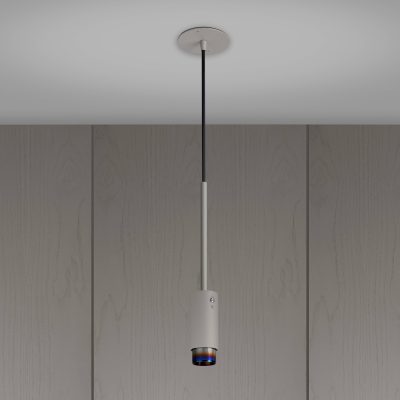 EXHAUST PENDANT / LINEAR / STONE / BURNT STEEL