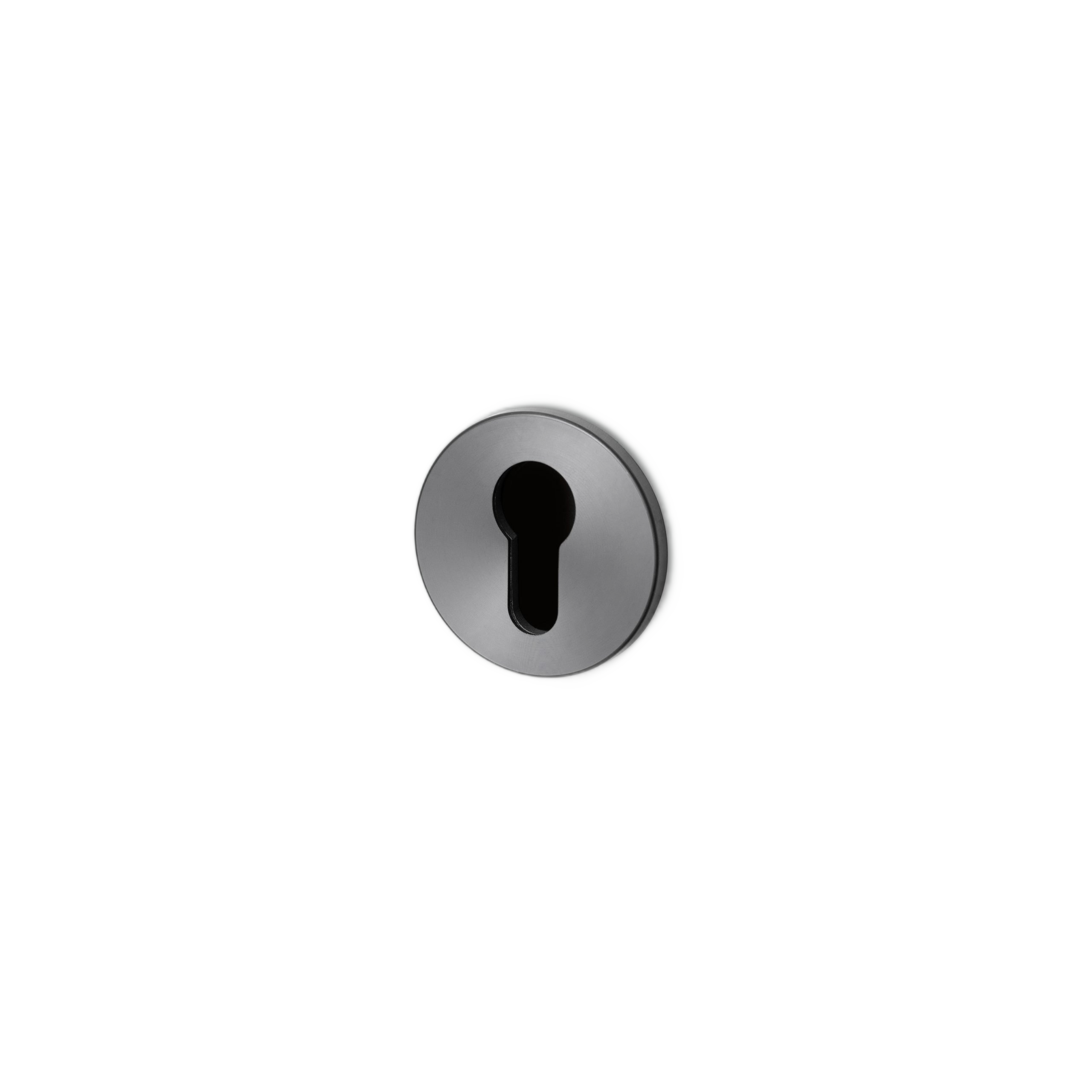 EURO CYLINDER KEY ESCUTCHEON / GUN METAL - Image 4