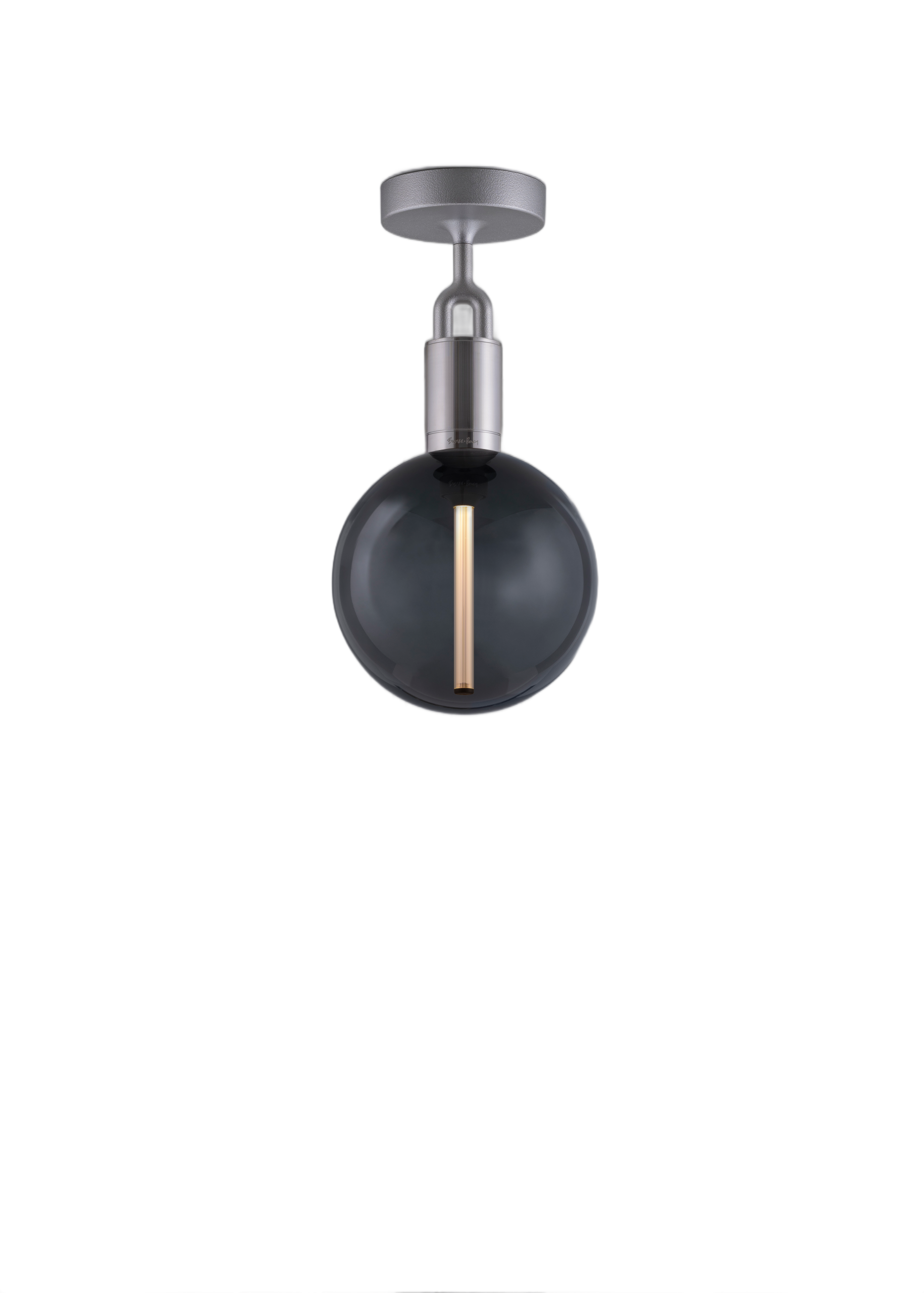 FORKED CEILING / LINEAR / GLOBE / SMOKED / MEDIUM / STEEL - Image 4