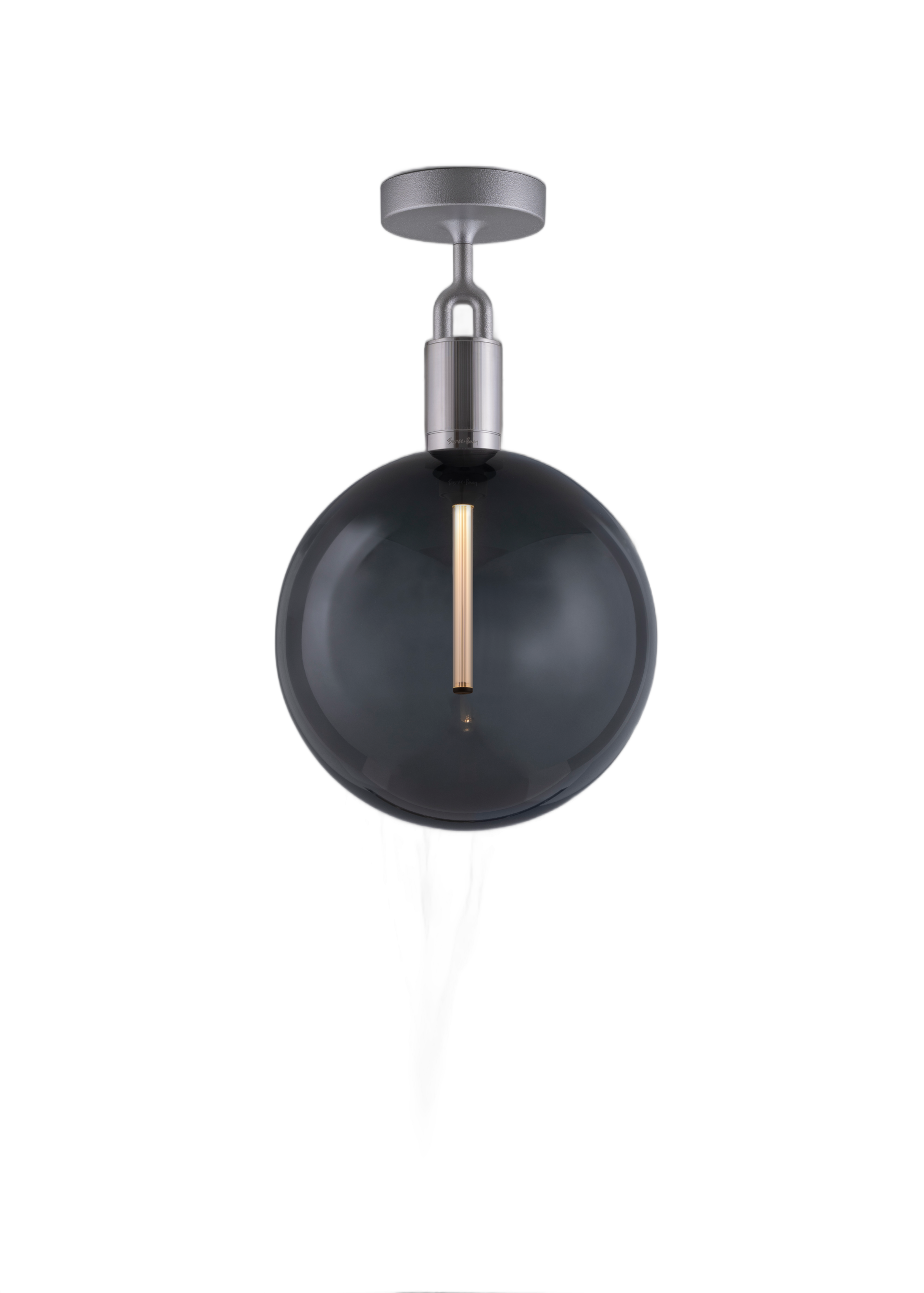 FORKED CEILING / LINEAR / GLOBE / SMOKED / LARGE / STEEL - Image 4