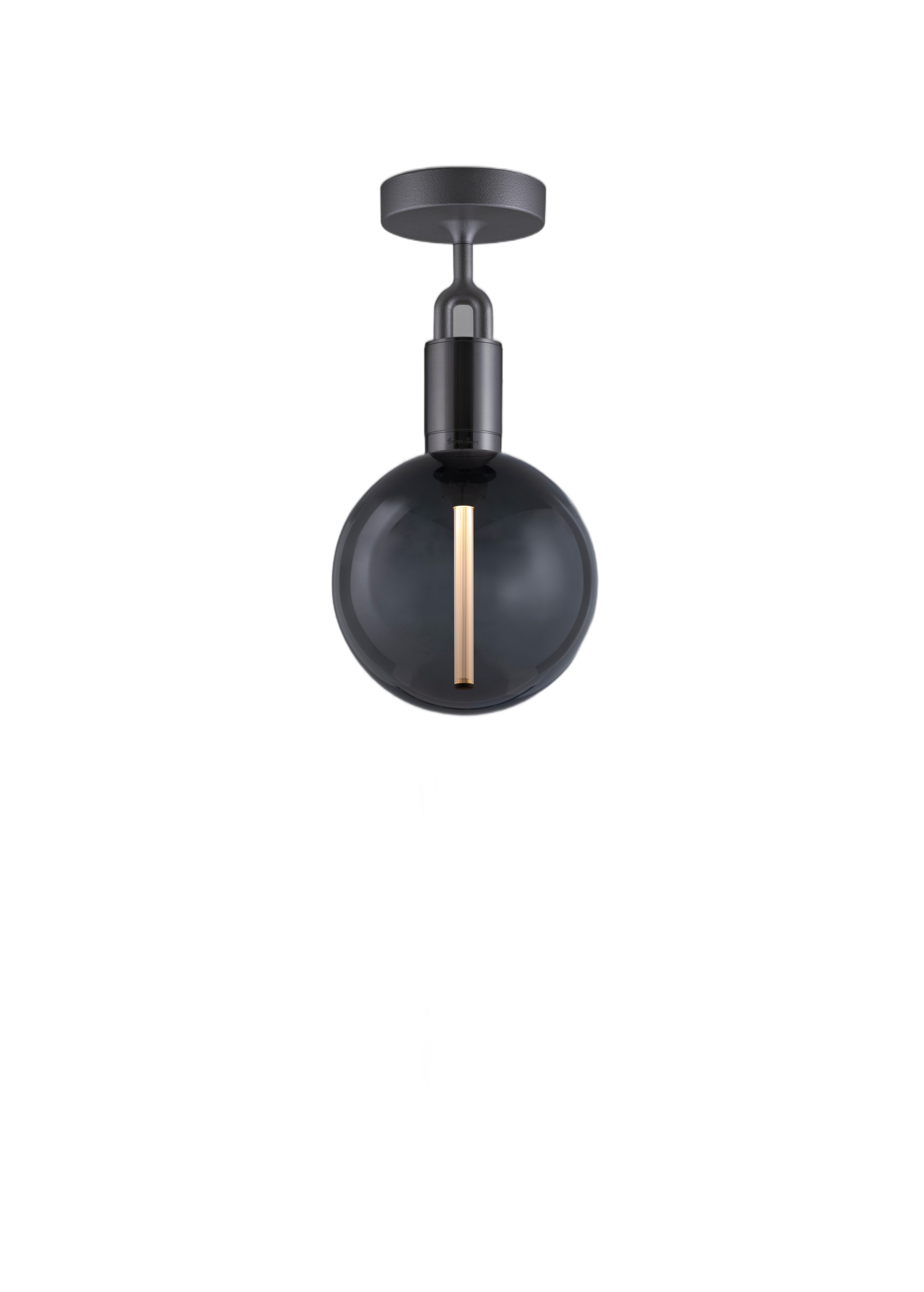 FORKED CEILING / LINEAR / GLOBE / SMOKED / MEDIUM / GUN METAL - Image 4