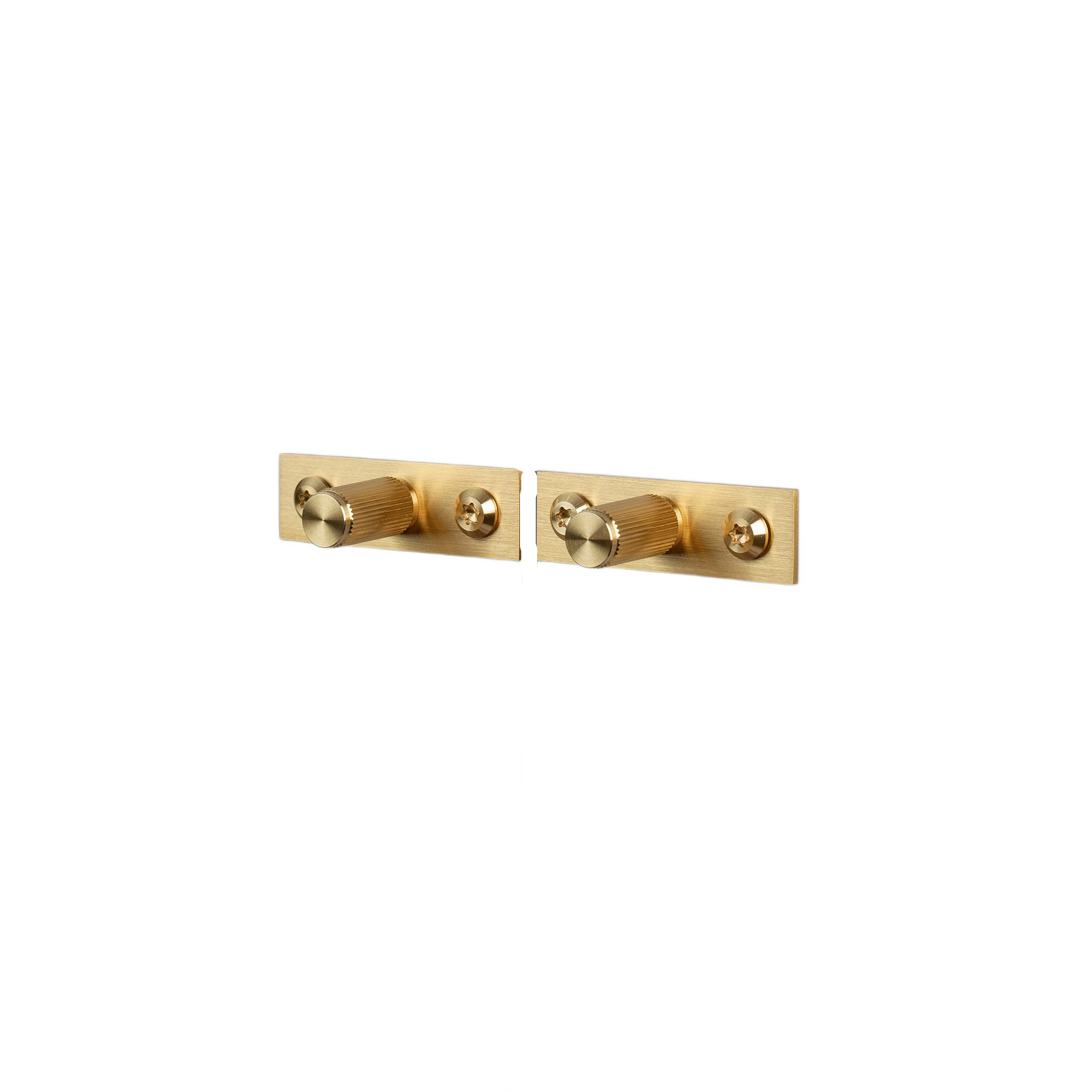 FURNITURE KNOB / PLATE / LINEAR / BRASS - Image 4