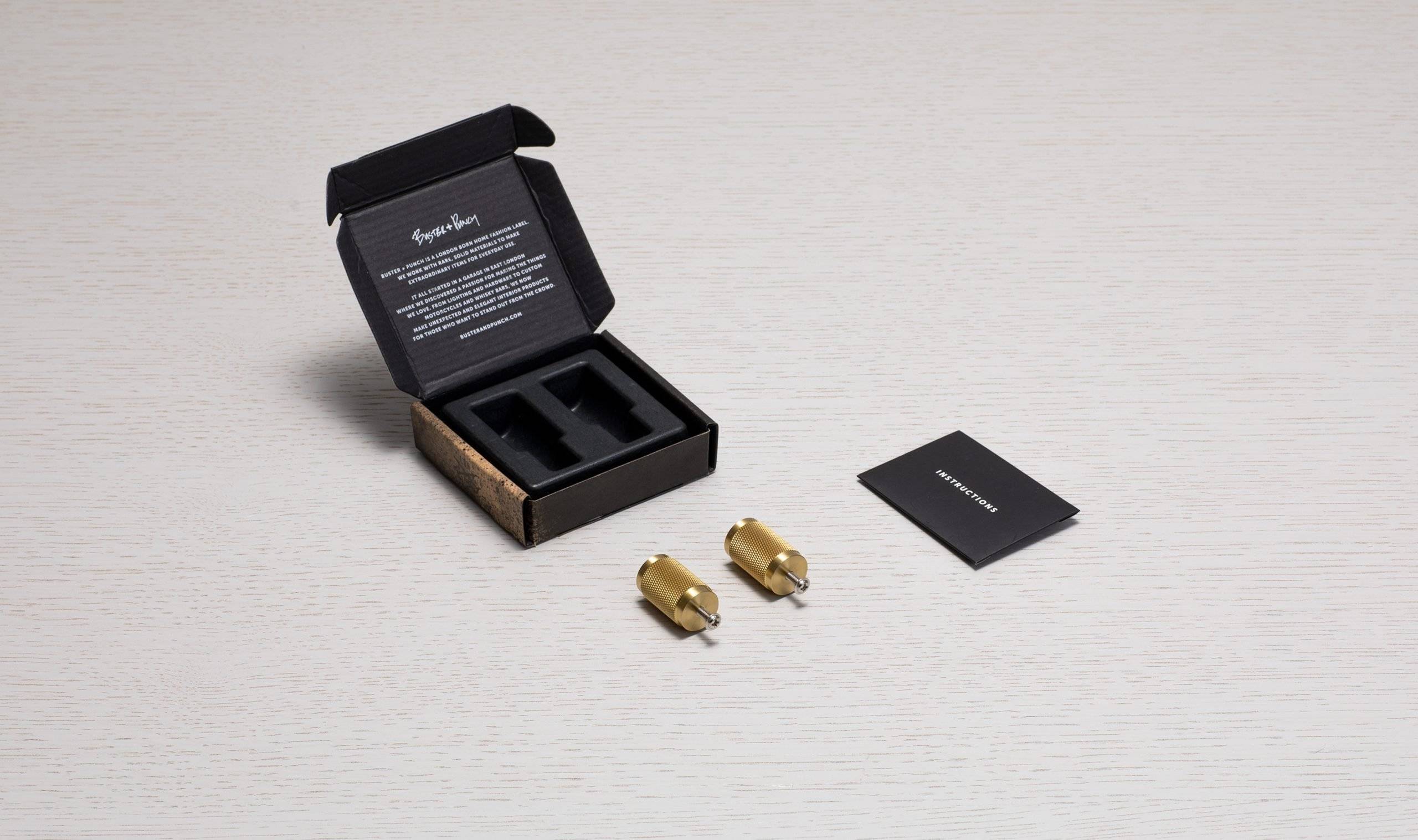 FURNITURE KNOB / CROSS / BRASS - Image 4