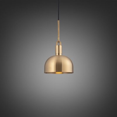FORKED PENDANT / LINEAR / SHADE / MEDIUM / BRASS