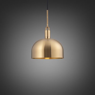 FORKED PENDANT / LINEAR / SHADE / LARGE / BRASS