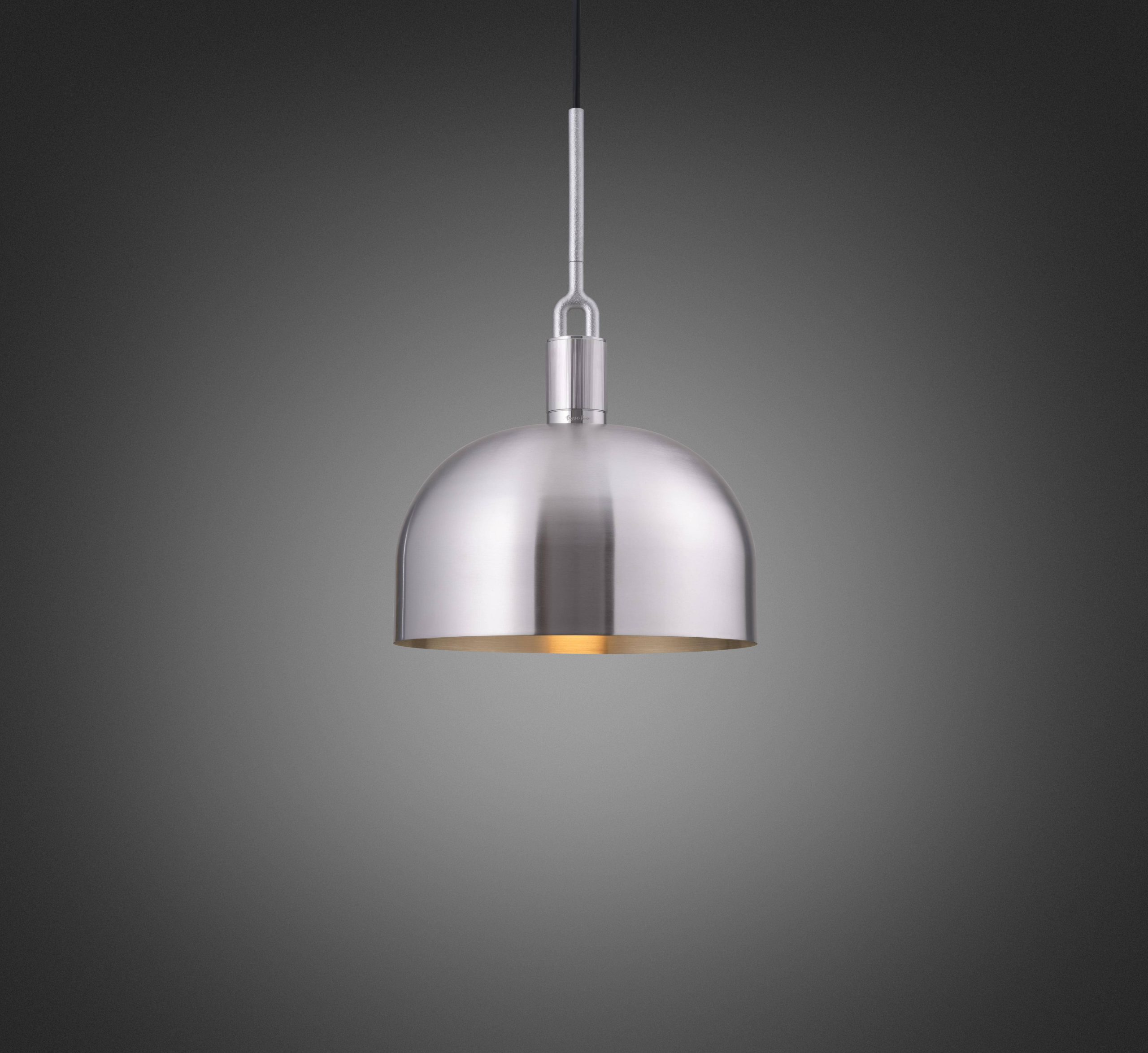 FORKED PENDANT / LINEAR / SHADE / LARGE / STEEL