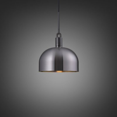 FORKED PENDANT / LINEAR / SHADE / LARGE / GUN METAL