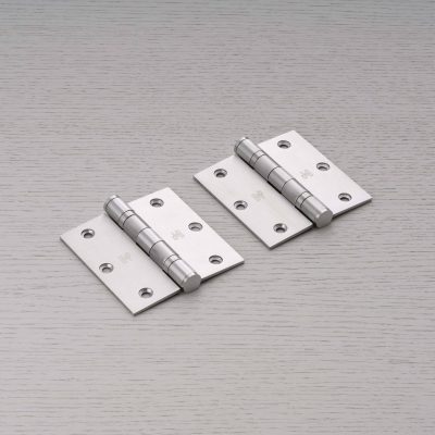 DOOR HINGE / SET OF 2 / 3.5 X 3.5 INCH / STEEL