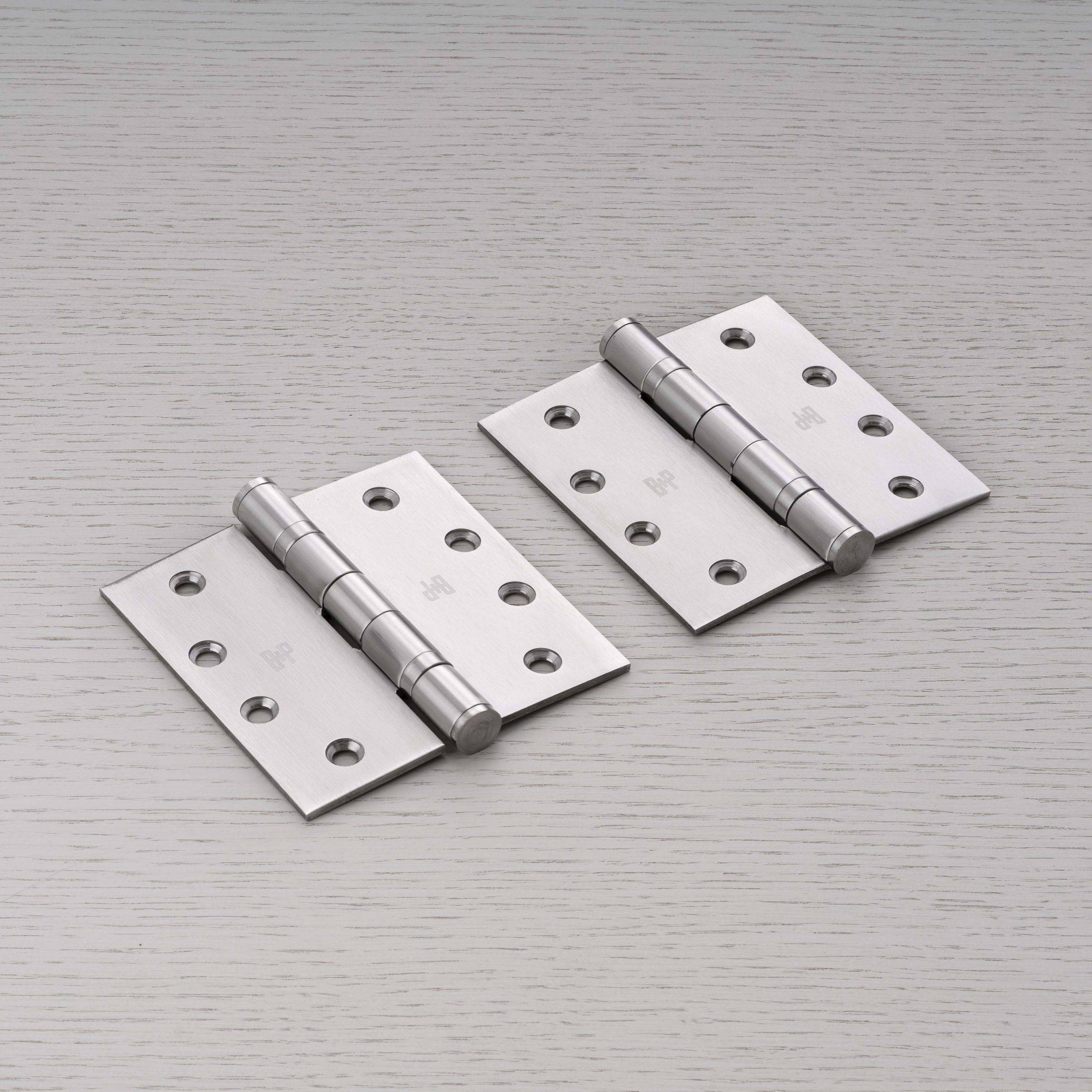 DOOR HINGE / SET OF 2 / 4 X 4 INCH / STEEL