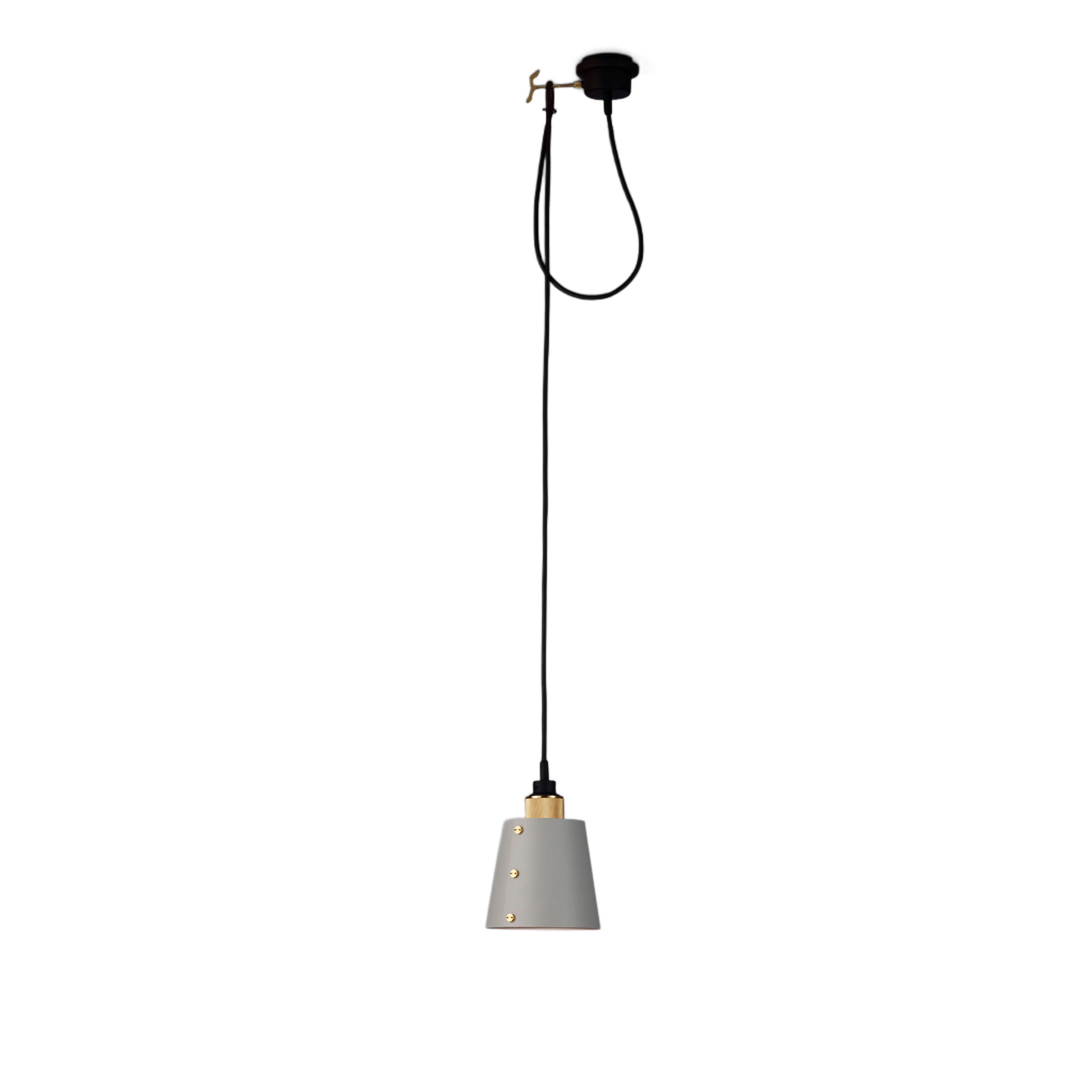 HOOKED 1.0 / SMALL / CROSS / STONE / BRASS - Image 4