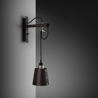 HOOKED WALL / CROSS / SMALL / GRAPHITE / STEEL