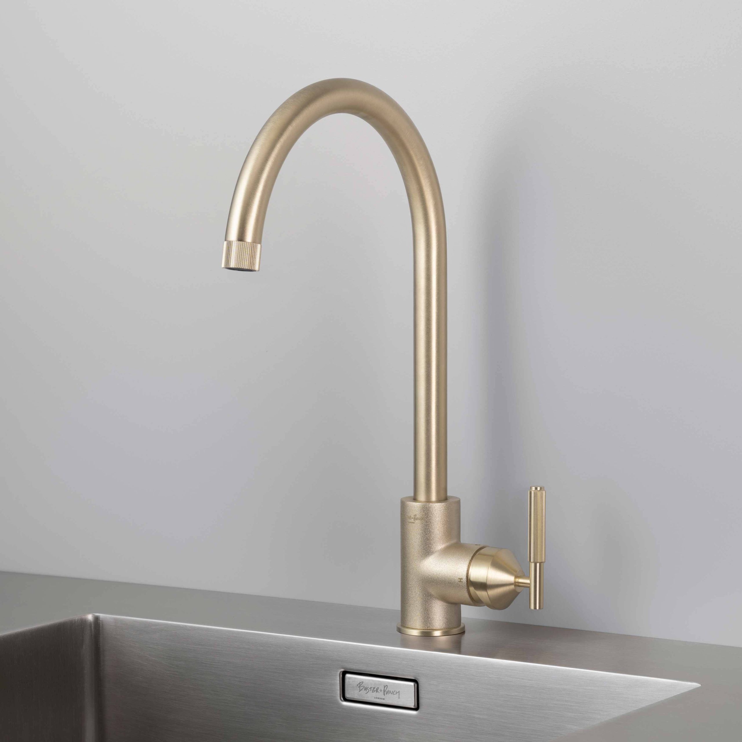 KITCHEN FAUCET / MIXER / LINEAR / BRASS