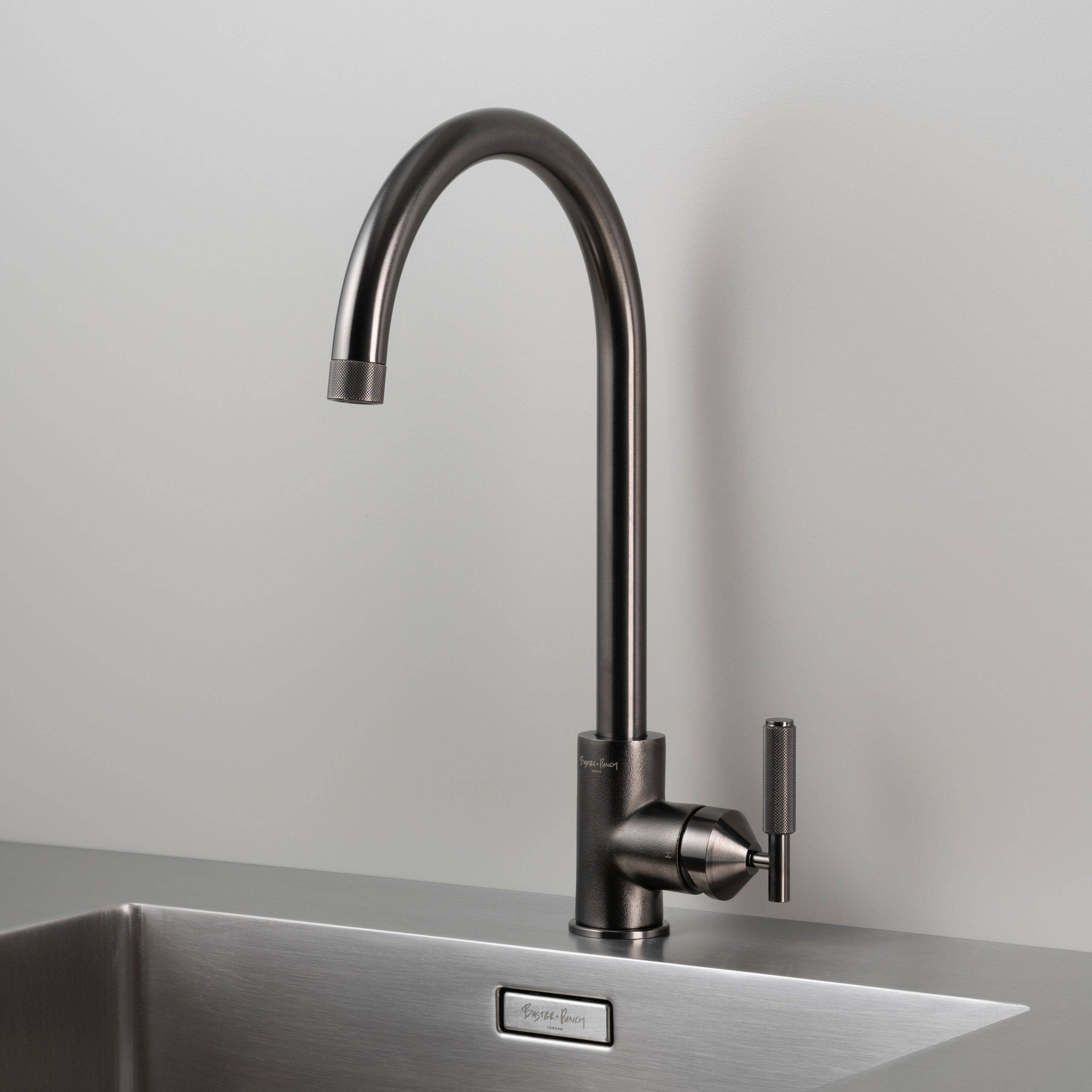 KITCHEN FAUCET / MIXER / CROSS / GUN METAL