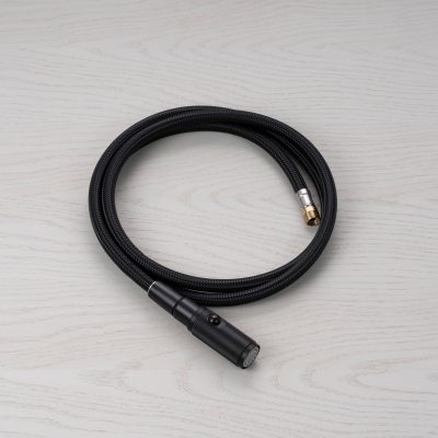 DUAL SPRAY FAUCET KIT / LINEAR / WELDERS BLACK