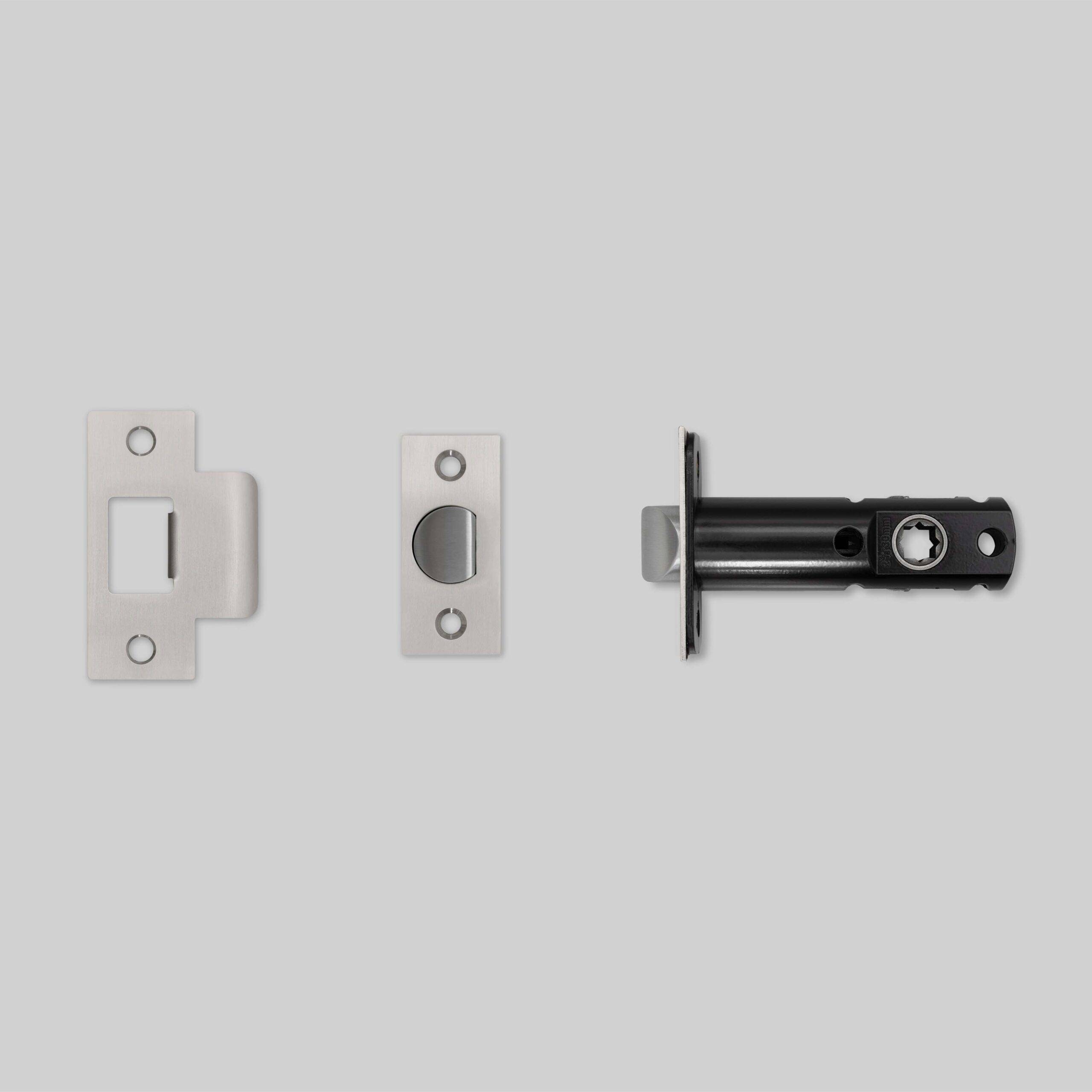 TUBULAR LATCH / DOOR KNOB / PASSAGE / STEEL - 3-3/4"