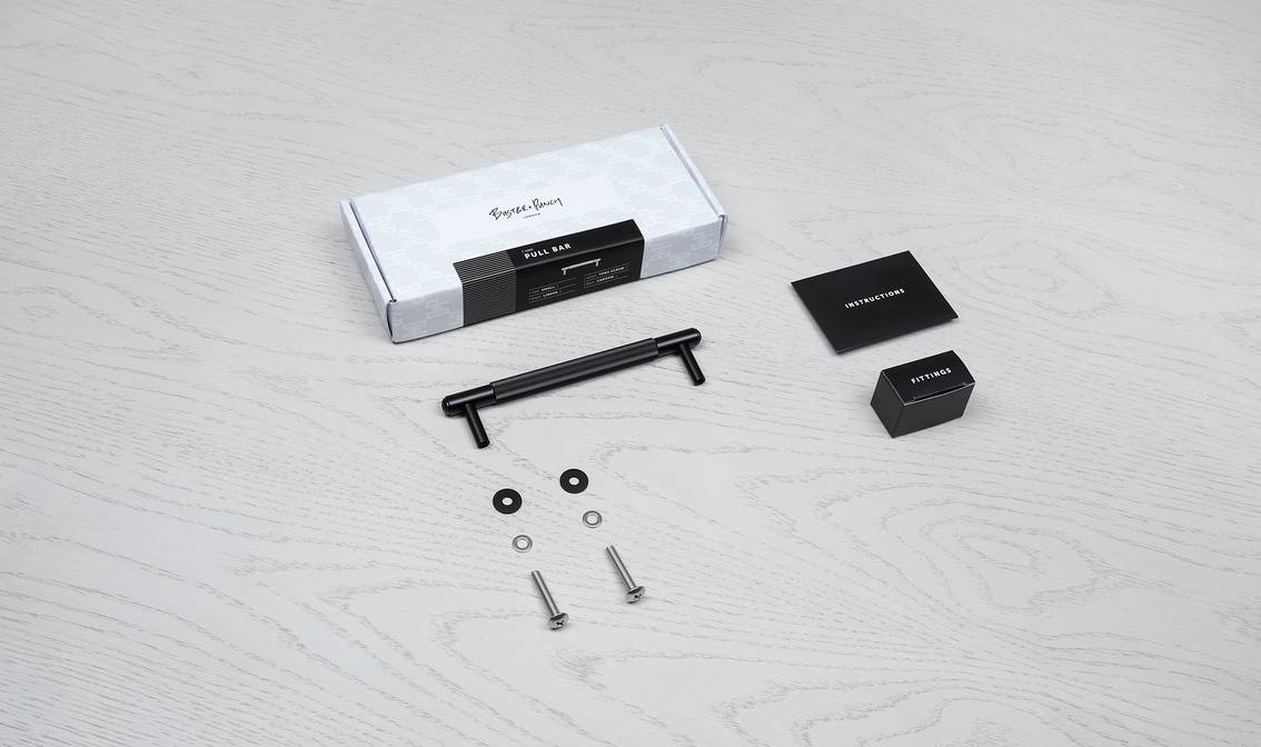 PULL BAR / LINEAR / SMALL / BLACK - Image 2