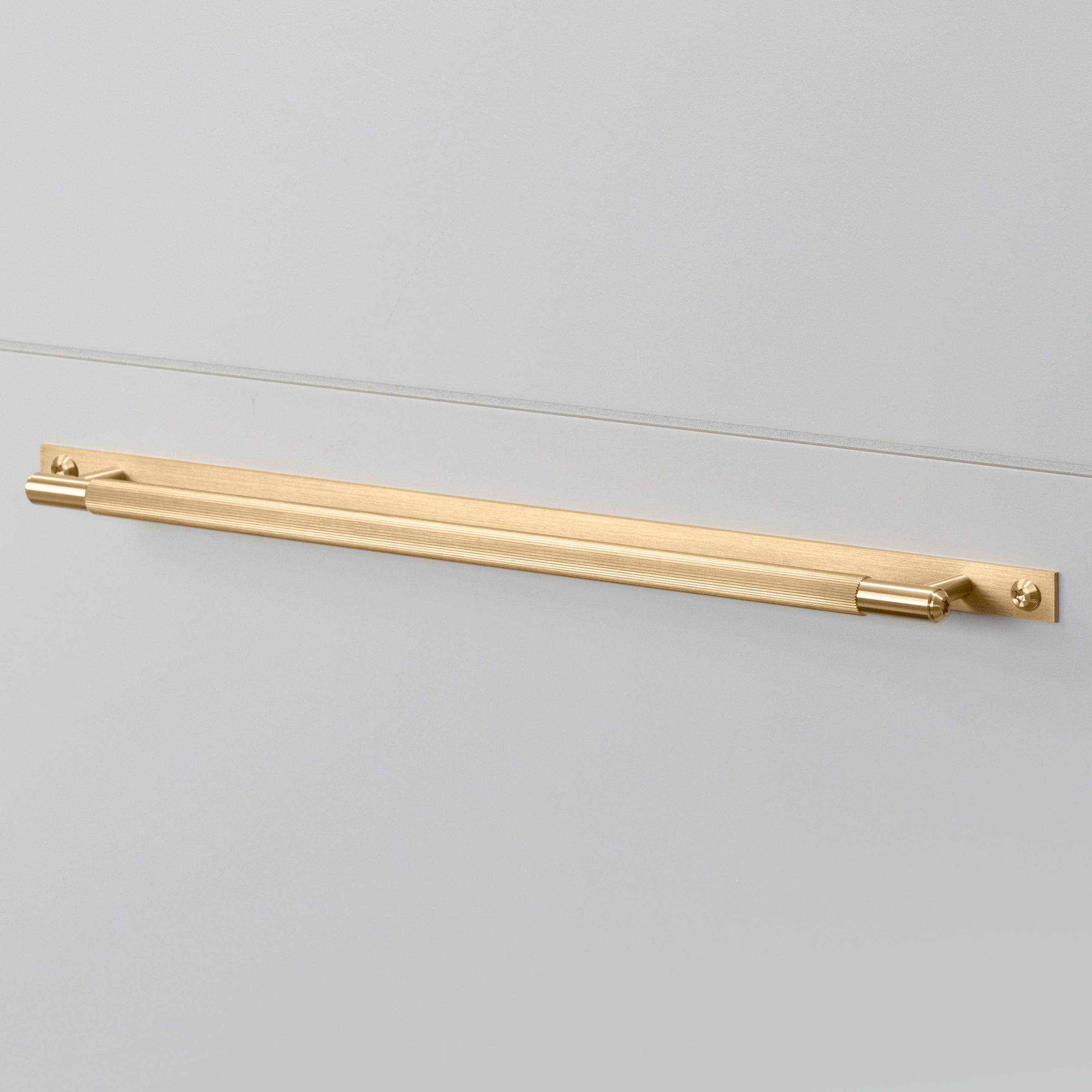PULL BAR / PLATE / LINEAR / LARGE / BRASS