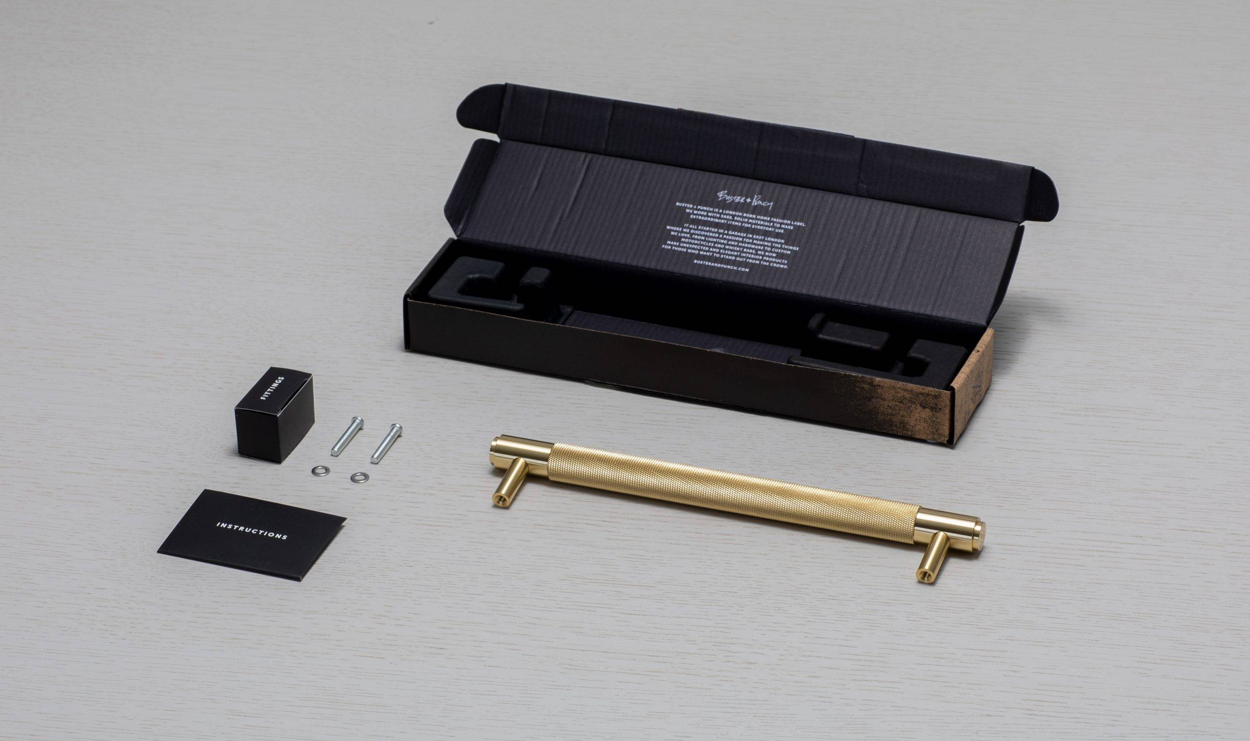 PULL BAR / CROSS / MEDIUM / BRASS - Image 5