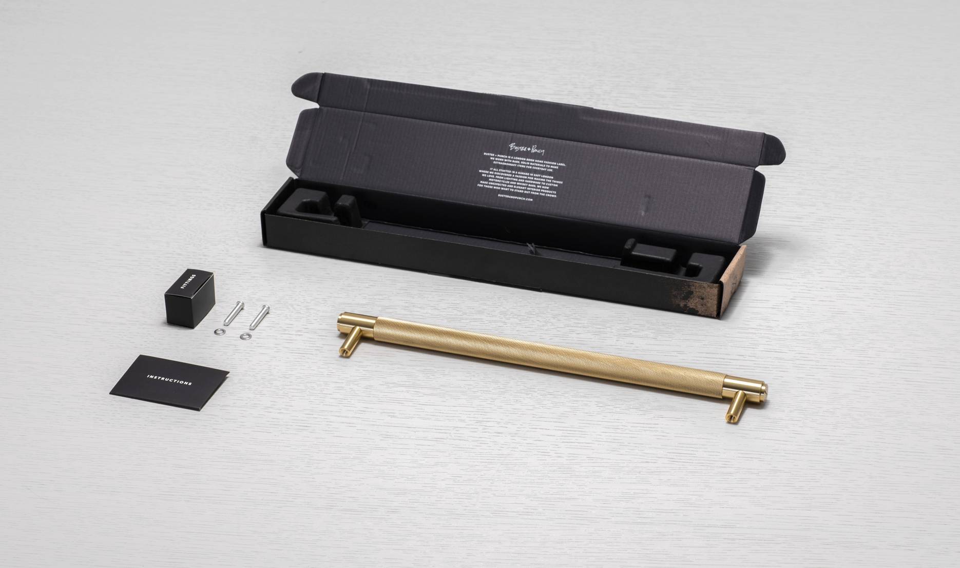 PULL BAR / CROSS / LARGE / BRASS - Image 5