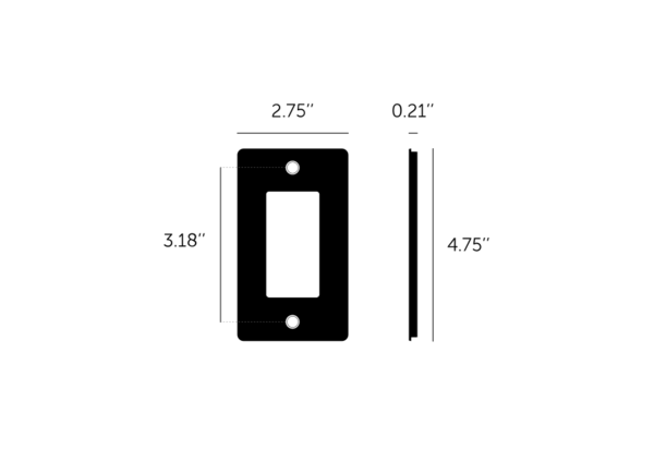 1G PLATE / WITH LOGO / BLACK - Image 4