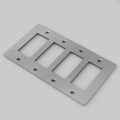 4G PLATE / WITHOUT LOGO / STEEL