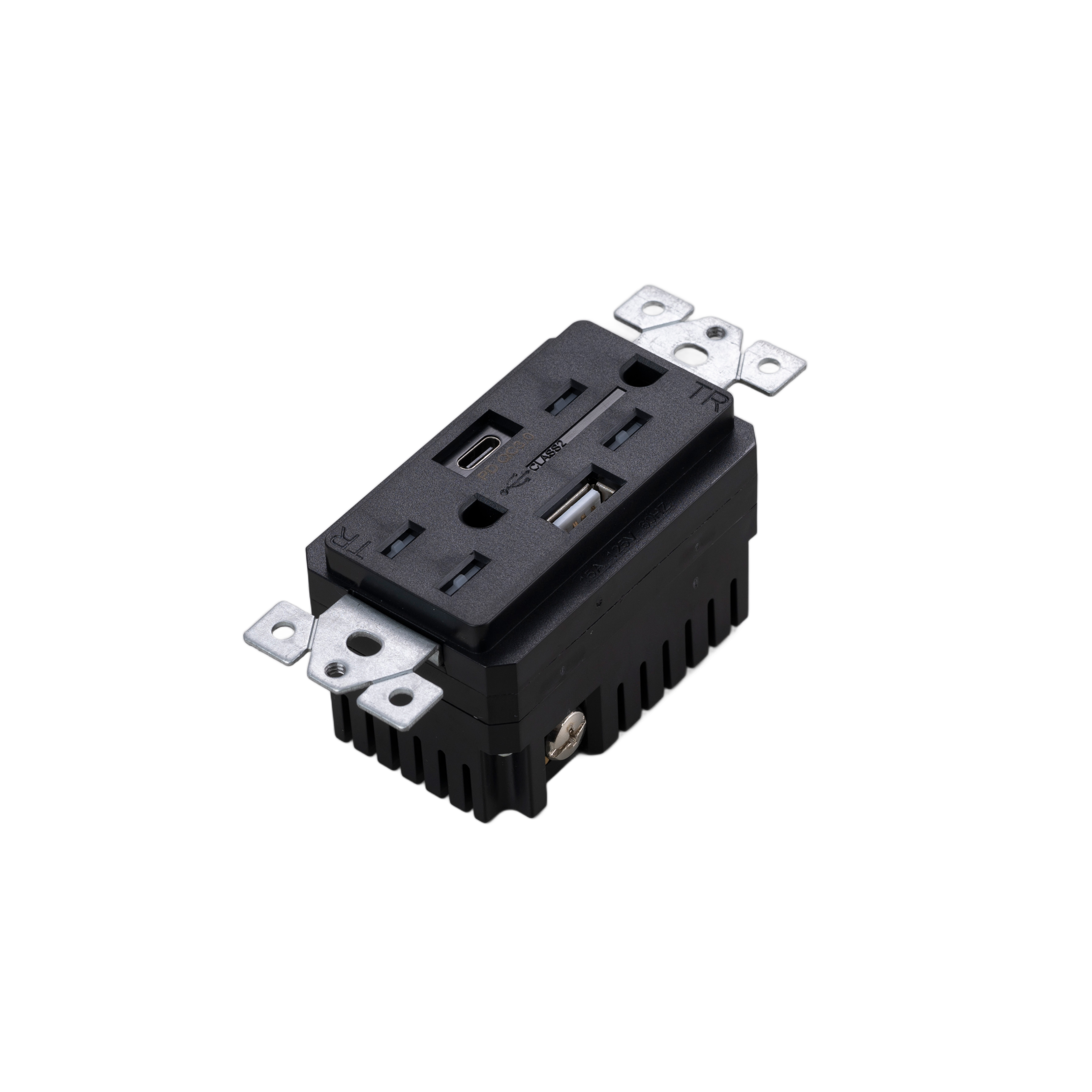 OUTLET MODULE / DUPLEX & 2 USB-A + C / BLACK - Image 4