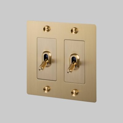 2G TOGGLE / CROSS / WITHOUT LOGO / BRASS