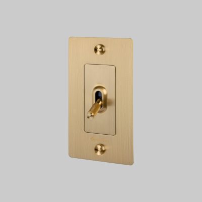 1G TOGGLE / CROSS / WITH LOGO / BRASS