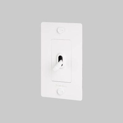 1G TOGGLE / CROSS / WITH LOGO / WHITE