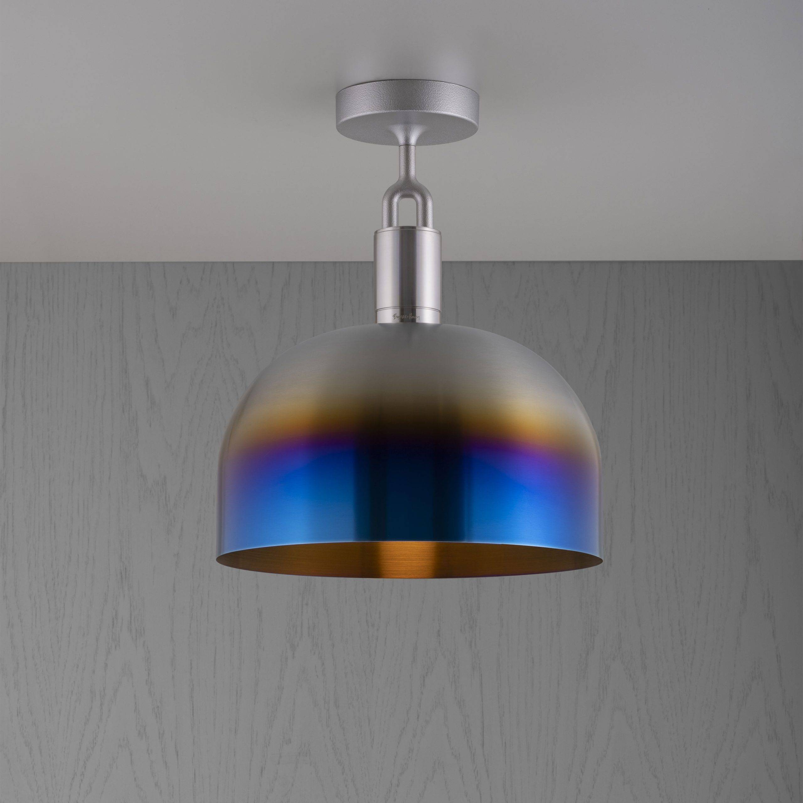 FORKED CEILING / LINEAR / SHADE / LARGE / BURNT STEEL