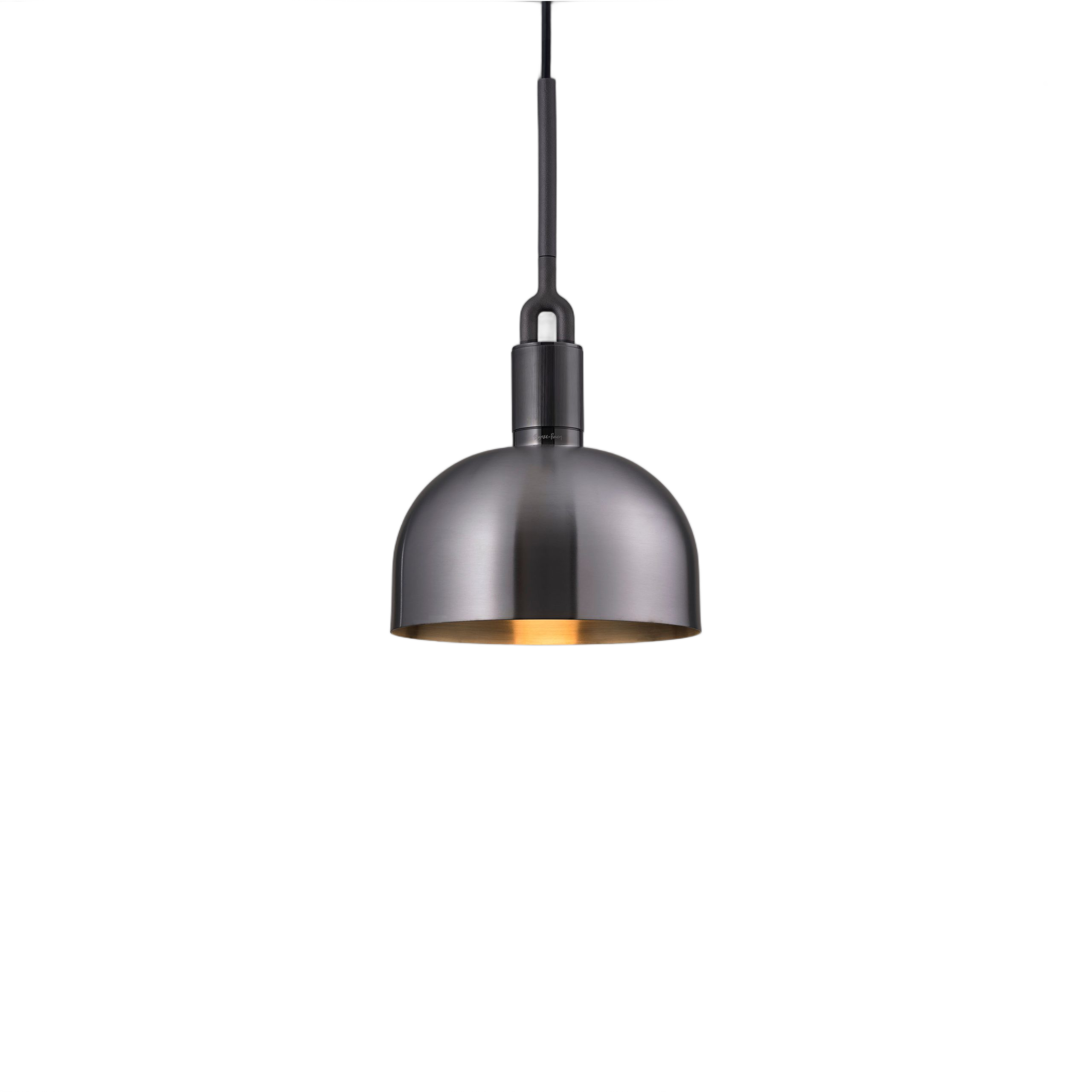 FORKED PENDANT / LINEAR / SHADE / MEDIUM / GUN METAL - Image 4