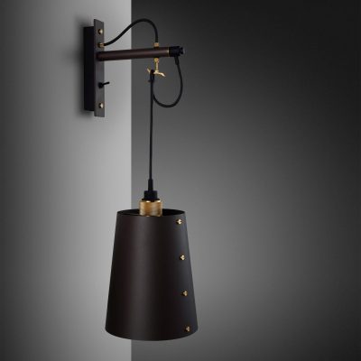 HOOKED WALL / CROSS / LARGE / GRAPHITE / BRASS