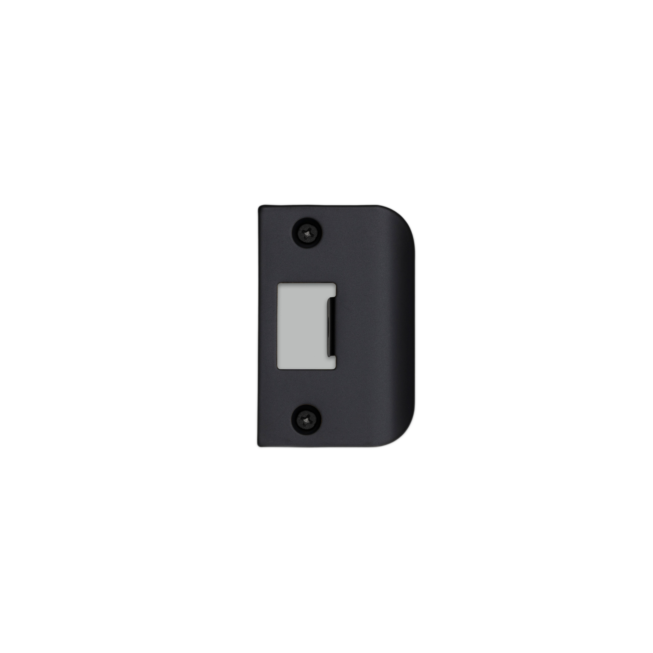STRIKE PLATE KIT / D SHAPED / STANDARD DOOR / BLACK - Image 4