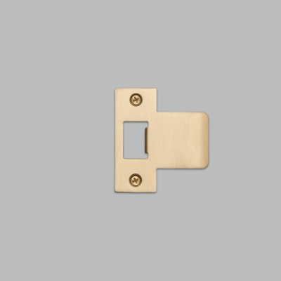 STRIKE PLATE KIT / T SHAPED / 75MM DOOR / BRASS
