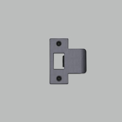 STRIKE PLATE KIT / T SHAPED / 60MM DOOR / GUN METAL