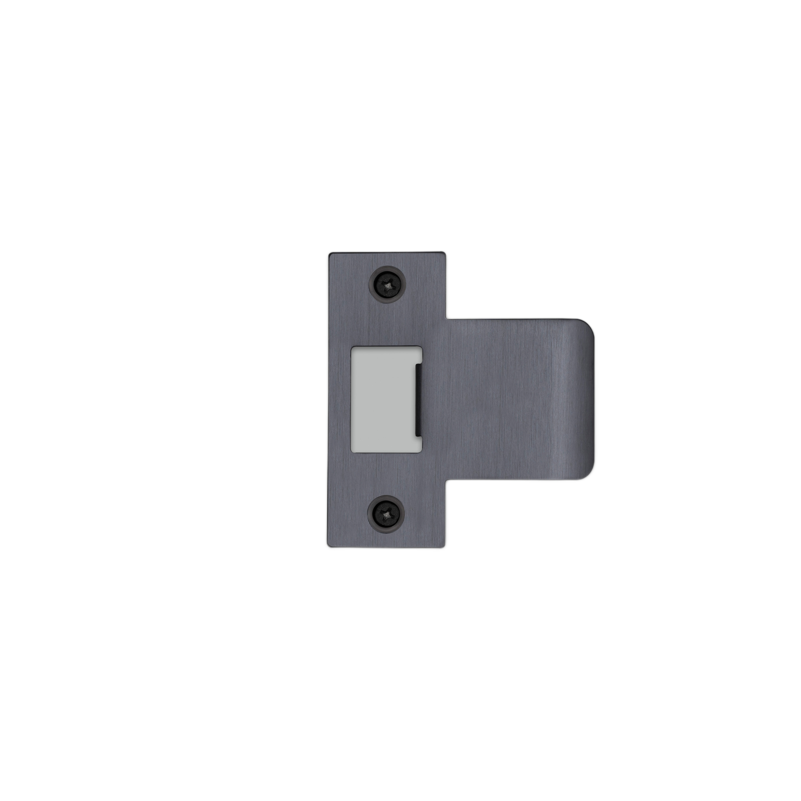 STRIKE PLATE KIT / T SHAPED / 75MM DOOR / GUN METAL - Image 4