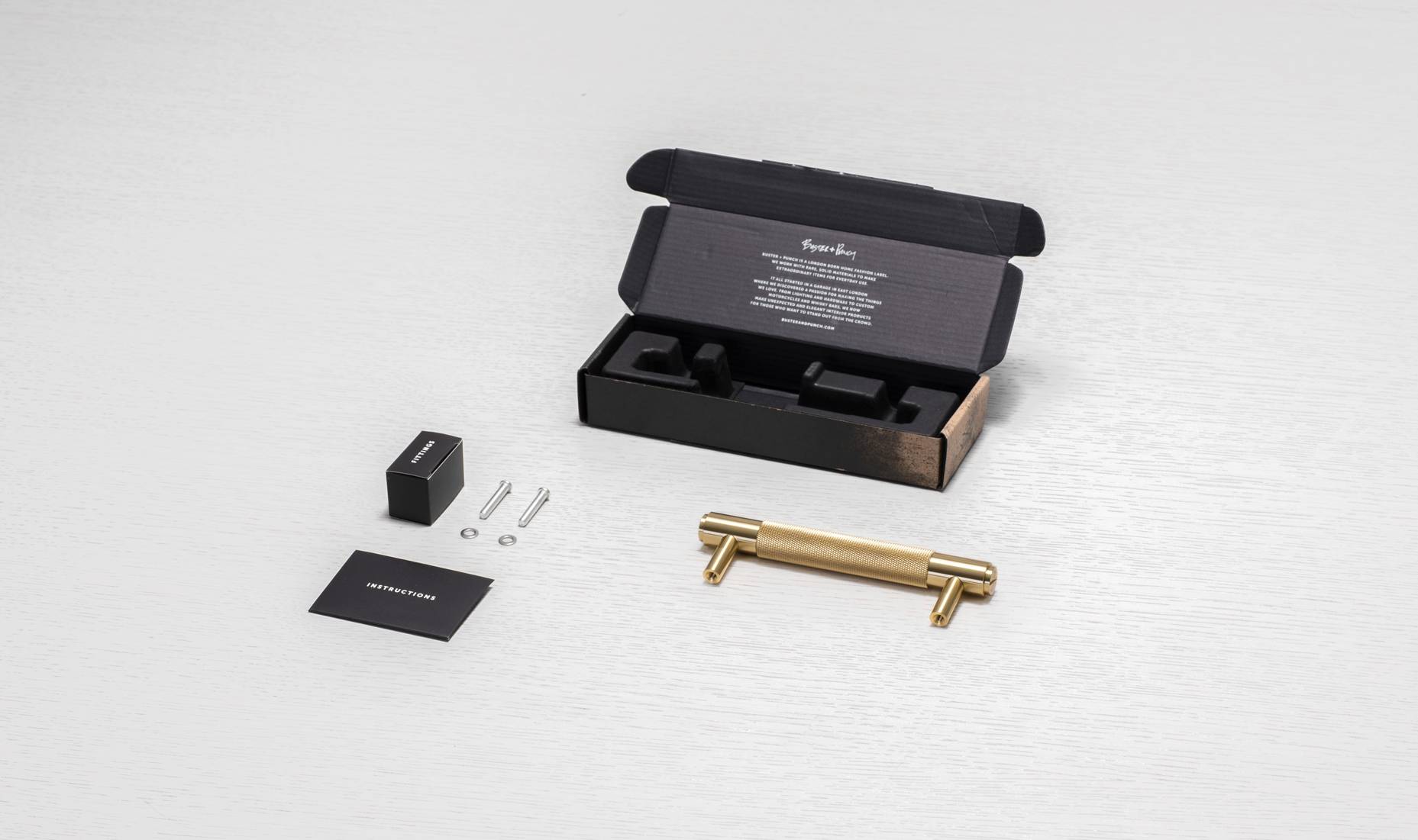 PULL BAR / CROSS / SMALL / BRASS - Image 5