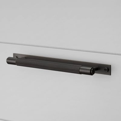 PULL BAR / PLATE / CROSS / LARGE / SMOKED BRONZE