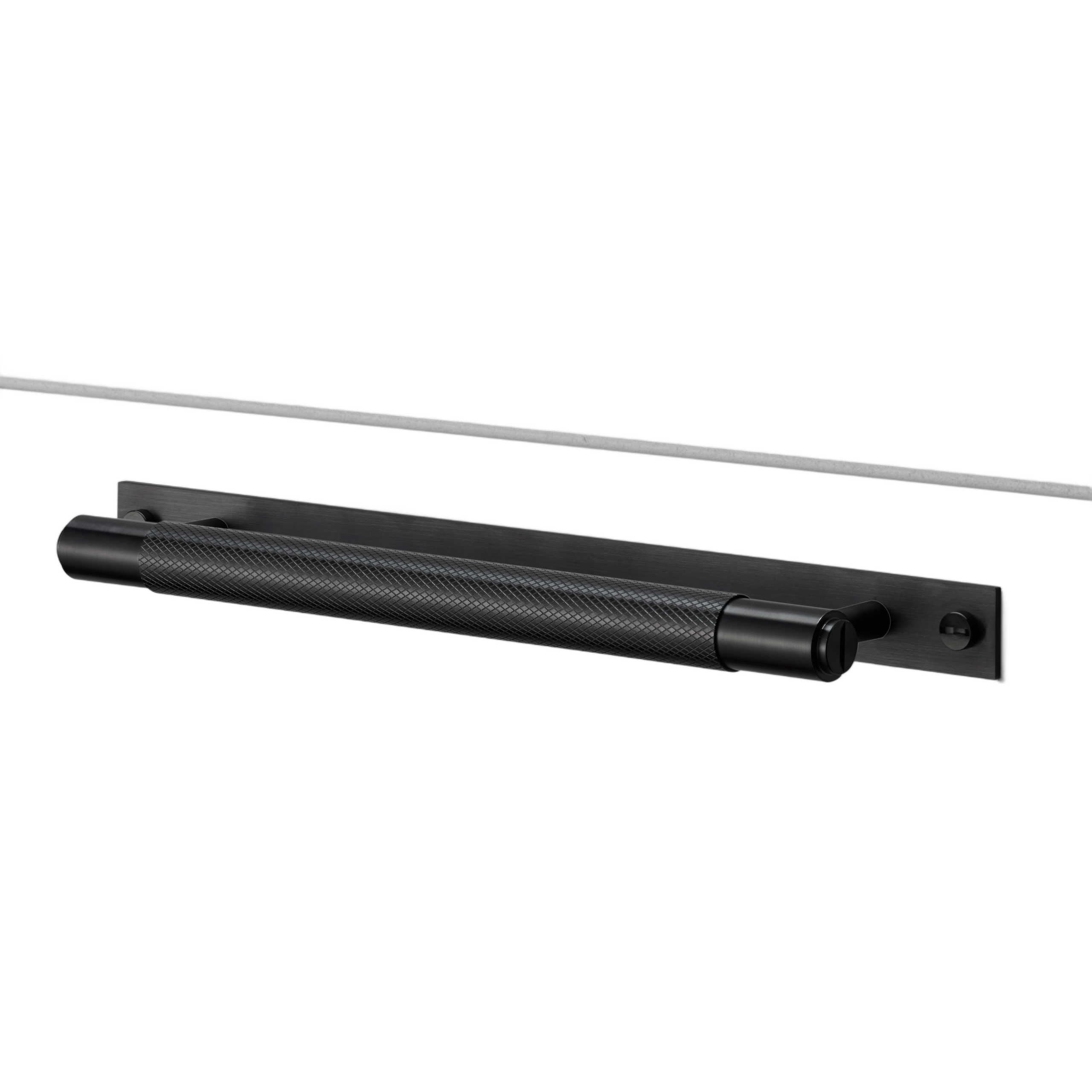 PULL BAR / PLATE / CROSS / SMALL / BLACK - Image 8