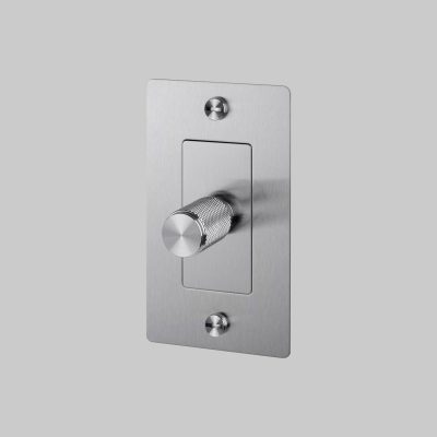 1G DIMMER / LED / CROSS / WITHOUT LOGO / STEEL