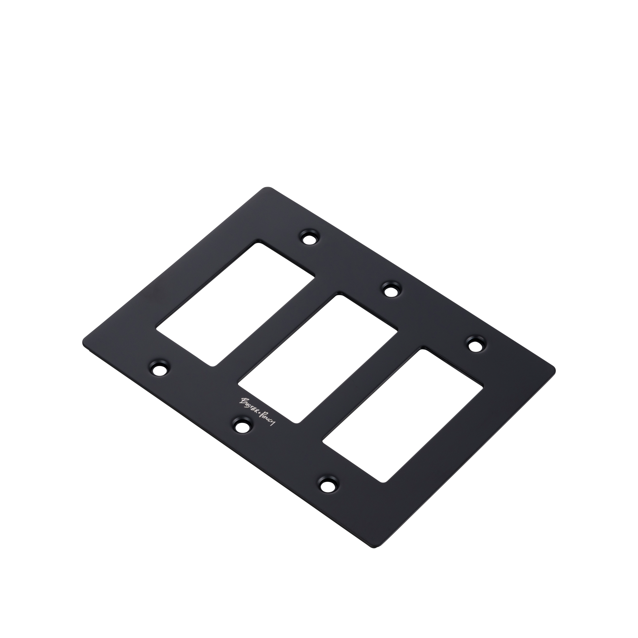 3G PLATE / WITH LOGO / BLACK - Image 4