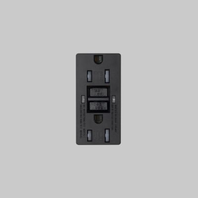 OUTLET MODULE / DUPLEX GFCI / BLACK